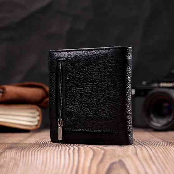 Жіночий гаманець в класичному чорному кольорі ST Leather 19466 Чорний Київ