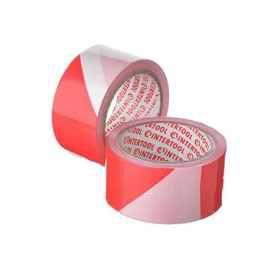 Стрічка сигнальна, 100 м, 50 мм INTERTOOL KT-0942 Киев