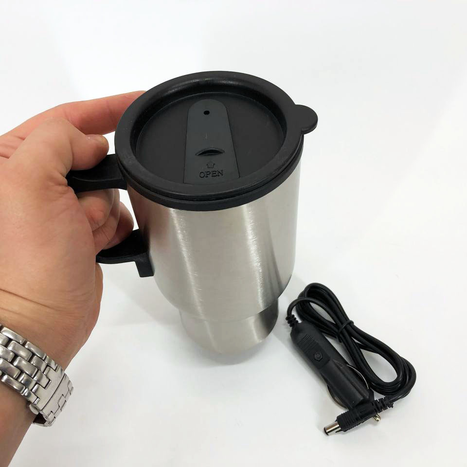 Автомобільний термокухоль з підігрівом CUP 2240 від прикурювача 12V FH-38 Львів - фото 9