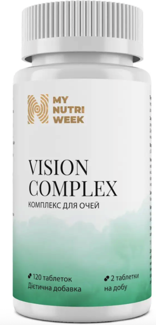 Комплекс с лютеином и зеаксантином My Nutri Week Vision Complex 120 таб Киев - изображение 3