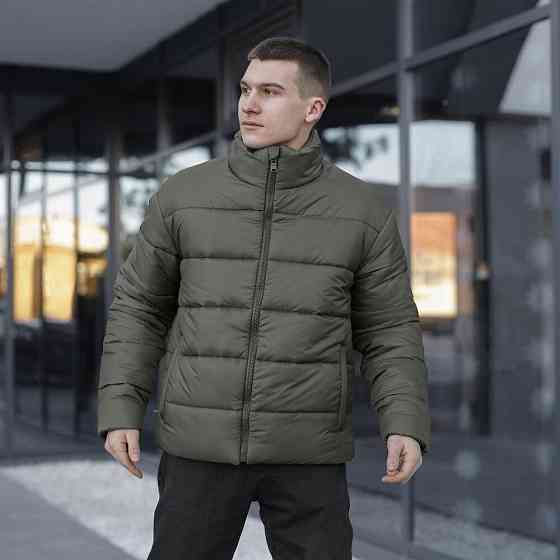 Чоловіча зимова куртка хакі Pobedov Bubble Gum Київ