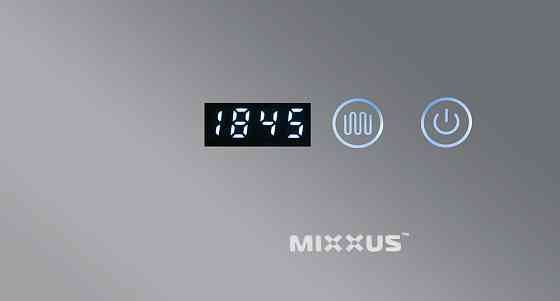 Дзеркало Mixxus HARD MR06-60x80 з LED Touch, Anti-fog, димером, регулюванням яскравості, годинником  ( MI6929 Харьков