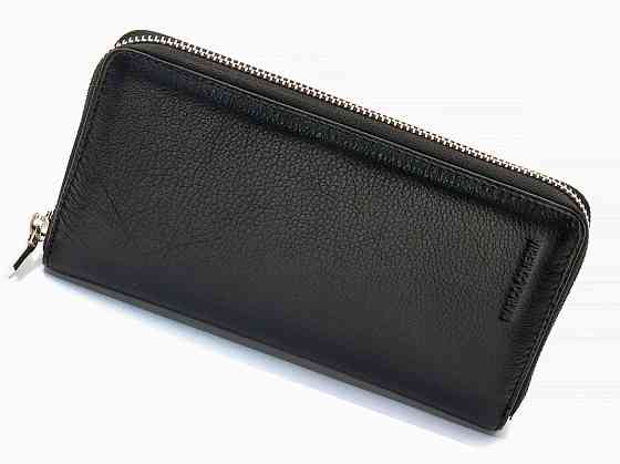 Чорний гаманець-клатч з натуральної шкіри Marco Coverna Київ