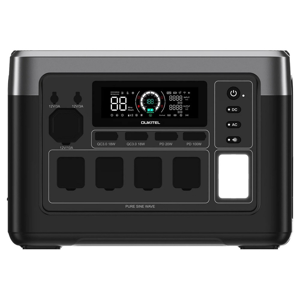 Зарядна станція Oukitel P1000E Plus, 1800W, 1024Wh, LiFePO4 ( 17706 ) Харьков - изображение 1