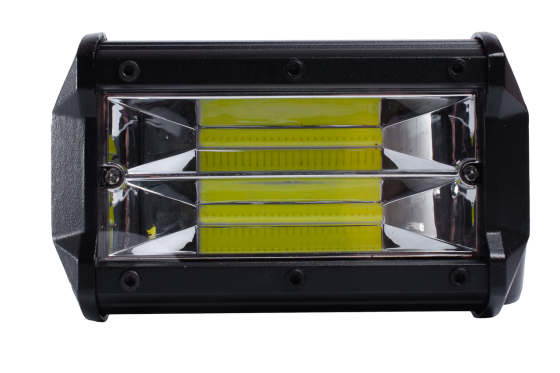 Фара LED прямокутна (chip COB) 72W 6000K (2 діода) (12.5 см х 8см х 6см) Мукачево