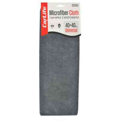 Автомобільна серветка CARLIFE 40*40 см сіра (CC933) Вінниця