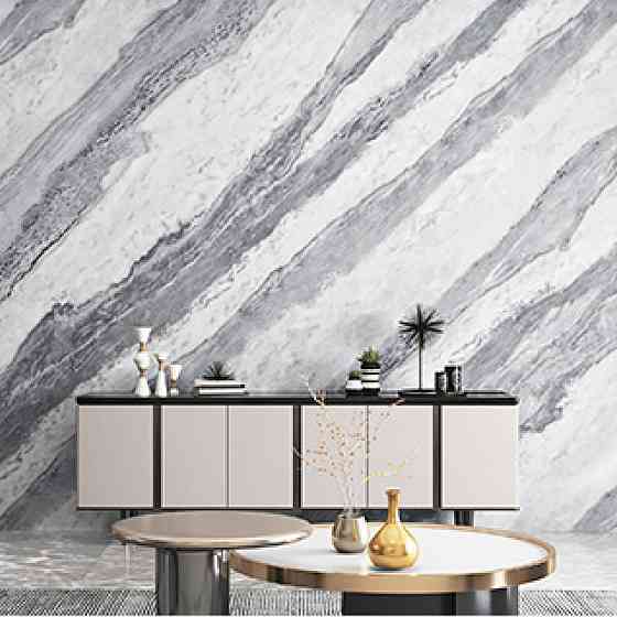 Самоклеюча вінілова плитка набір (6 рулонів) 3600х2800х2мм Сірий мармур SW-00001447 Київ