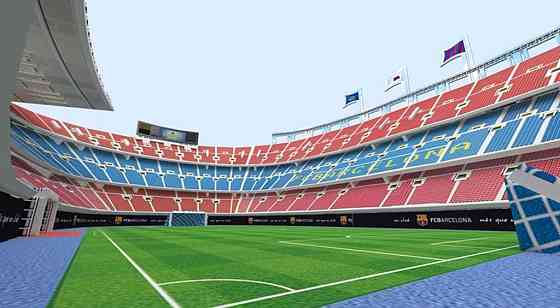 Стадион Камп Ноу. Огромные 3D пазлы 