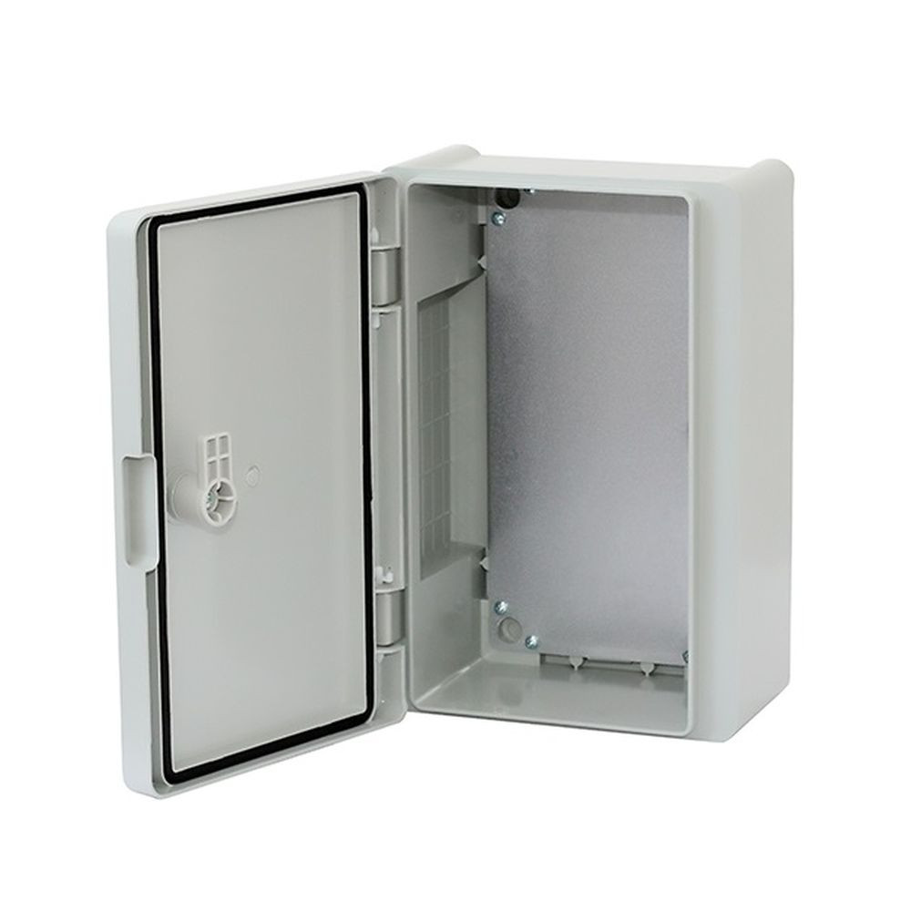 Щит ERKA 022 200 x 300 x 120 мм з монтажною панеллю і опаловими дверцятами Киев - изображение 2