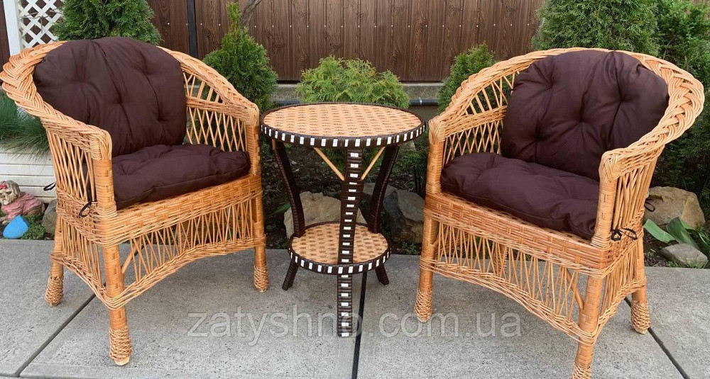 Недорогі плетені меблі для вулиці Київ - фото 2