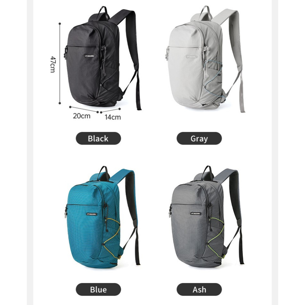 Рюкзак туристичний Naturehike CNK2450XB023, 20 л, синій Київ - фото 7
