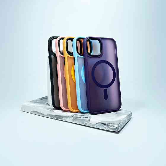 Чехол для iPhone 12 Cosmic Magnetic Light Blue Киев