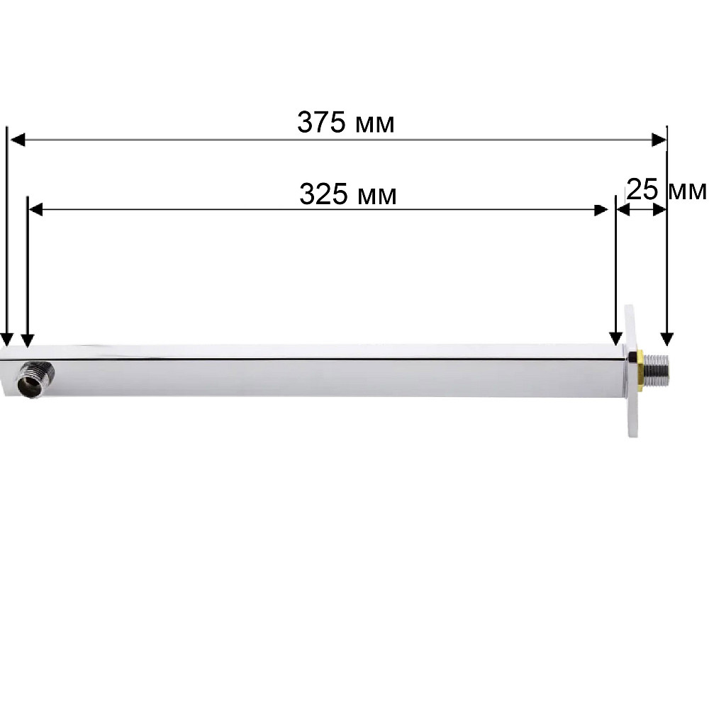 Кронштейн душової лійки Globus Lux STL-350-00 Луцк - изображение 4