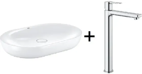 Раковина  Grohe Essence 60cm + Bateria Lineare (3960800H+23405001) Киев