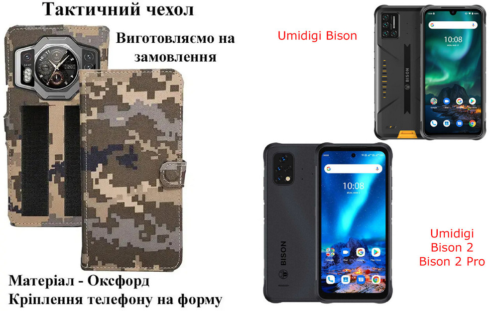 Тактический чехол для Samsung Galaxy J8 2018 SM-J810, крепится к снаряжению на липучке Киев - изображение 1
