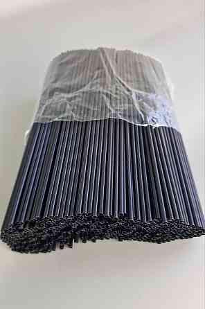 Трубочка алкогольна d3 21см Махито чорна (500 шт) Харків