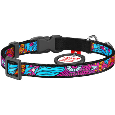 Нашийник для тварин WAUDOG Літо з QR паспортом XS 20-30 см (5267) Вінниця - фото 2