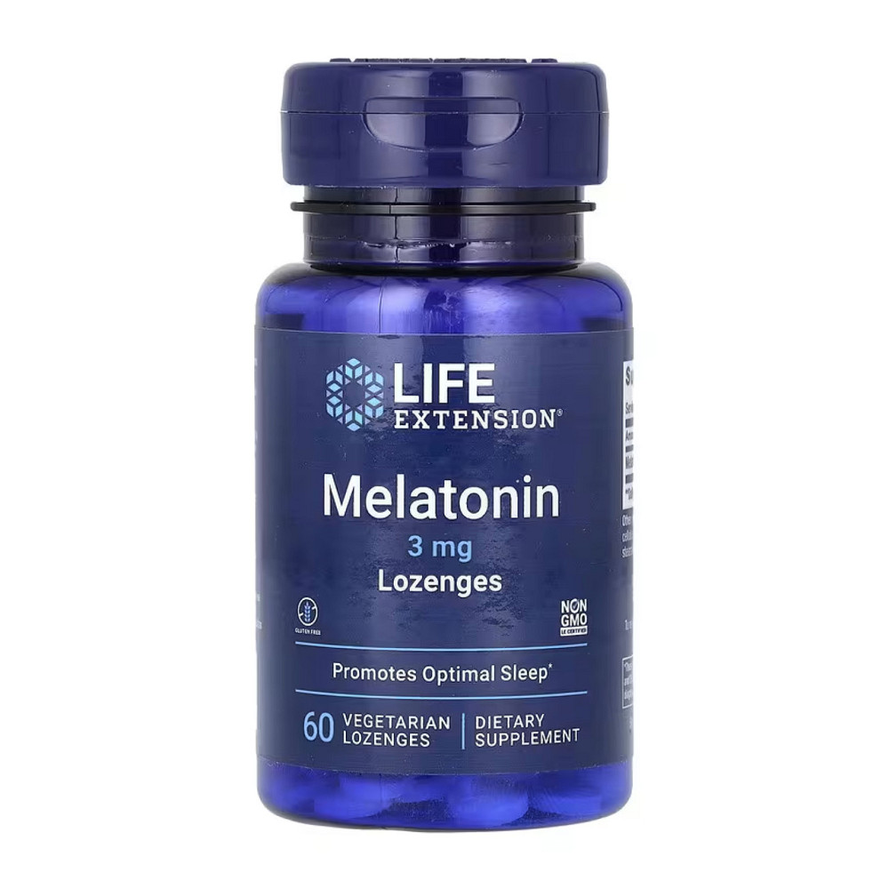 Мелатонін для сну Life Extension Melatonin 3mg 60 таб для розсмоктування Київ - фото 1