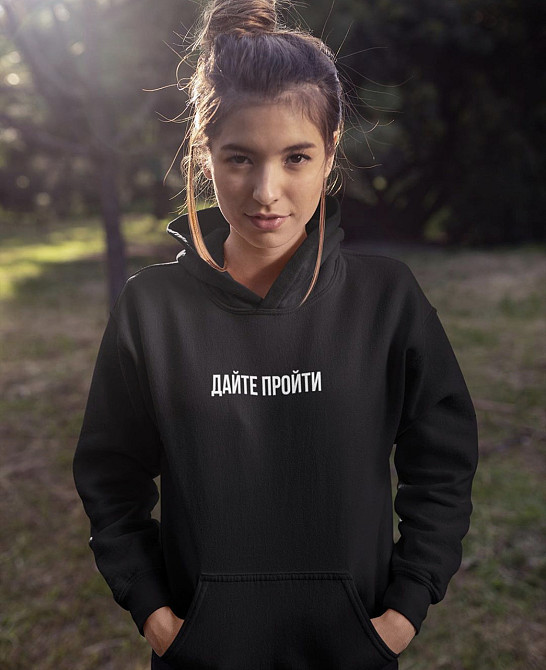 Женский худи с  капюшоном .Дайте пройти Черновцы - изображение 1