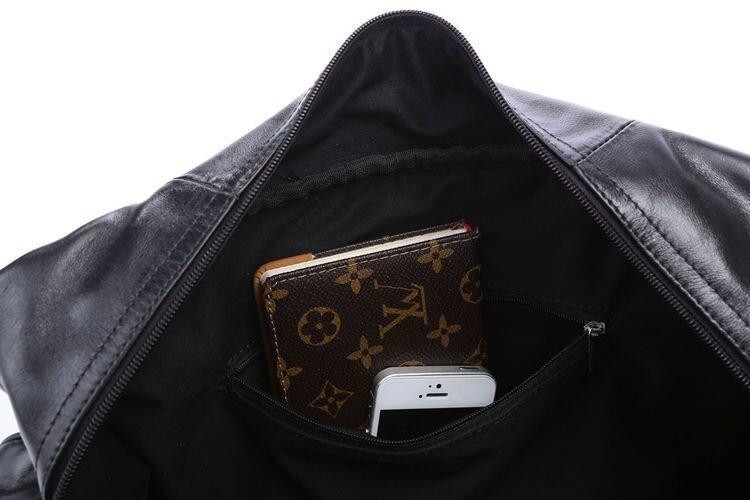 Сумка дорожня Vintage 14135 шкіряна Чорна Київ - фото 10