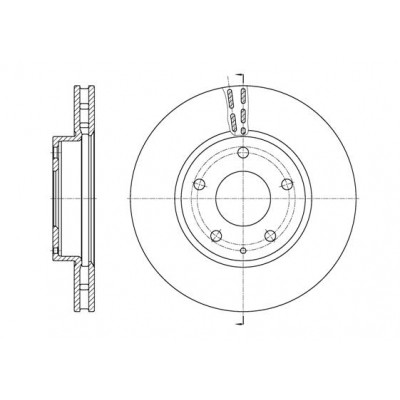 Гальмівний диск REMSA 61573.10 Вінниця - фото 1