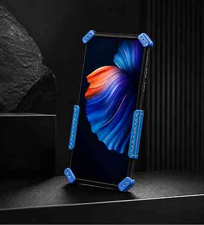 Бампер для Realme GT2, Realme GT2 Pro, із посиленим корпусом, колір Black Blue Київ