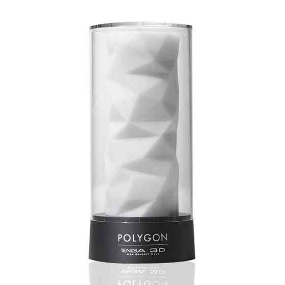 Мастурбатор Tenga 3D Polygon, дуже ніжний, з антибактеріального еластомеру зі сріблом Sex Aura Київ