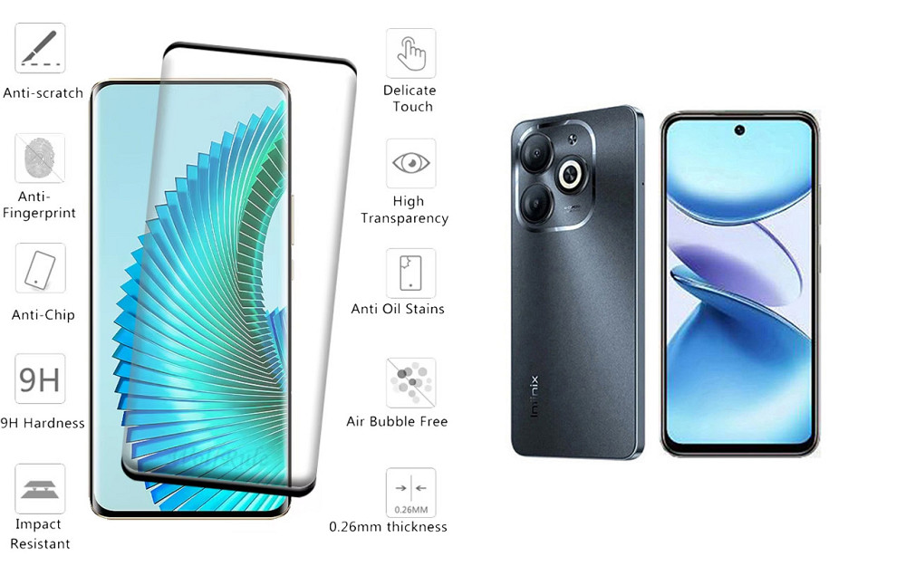 Захисне скло HyperGlass Pro для Infinix Smart 9 – максимальна чутливість та захист Київ - фото 2