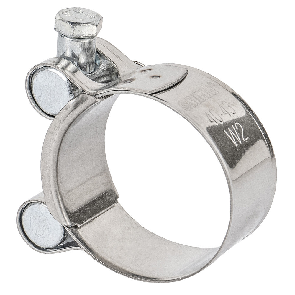 Хомут силовий неіржавкий 20 мм Ø40-43 мм (КРАТНО 5 шт.) SIGMA (2508141) Київ - фото 4