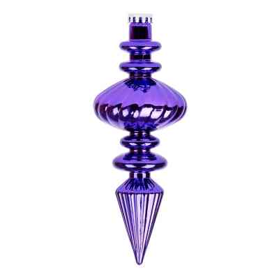 Ялинкова іграшка Novogod`ko Бурулька, пластик, 30 cм, фіолетова, глянець (974099) Вінниця