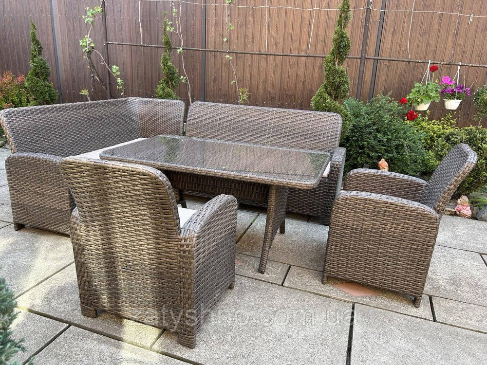 Плетені меблі вуличні Київ - фото 4