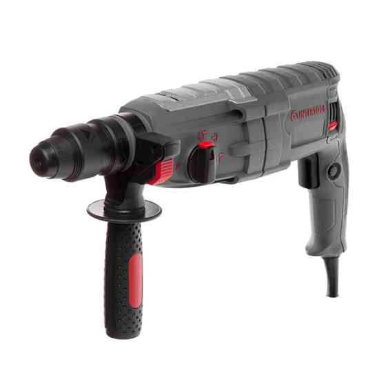 Перфоратор 1,0 кВт, 3,5 Дж, 0-1300 об/хв, 0-5100 уд/хв, 3 режими, SDS-plus, знімний швидкозатискний патрон INTERTOOL DT-0186 Київ