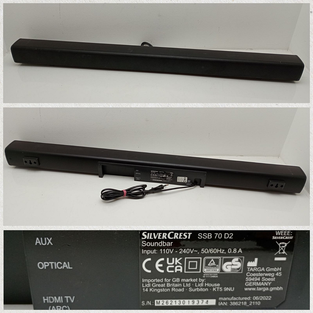 Саундбар Silver Crest SSB 70 D2 (Б клас) Луцьк - фото 1
