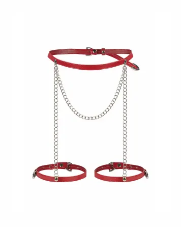 Пояс з гартерами Obsessive Inferro harness bottom S/M/L Львів