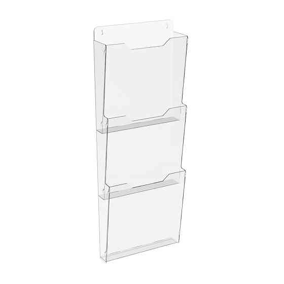 Кишеня буклетниця EKOSTAR А4 вертикальний 3 кишені Київ