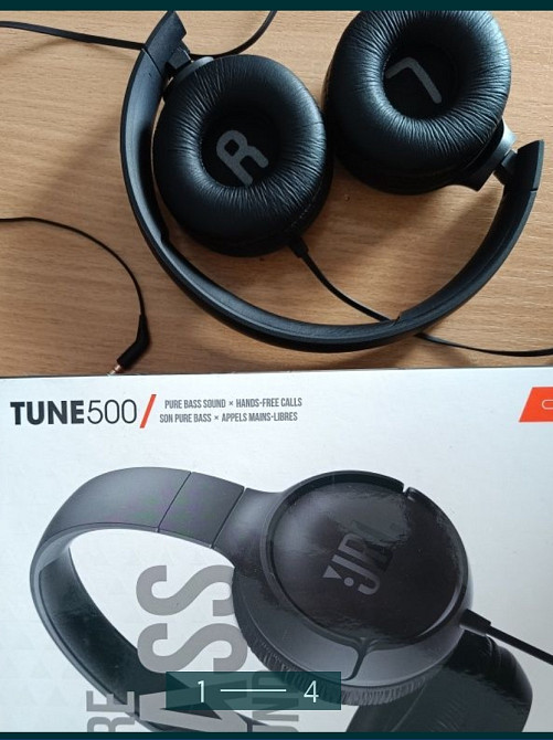 Навушники дротові: JBL Tune 500. Харків - фото 4