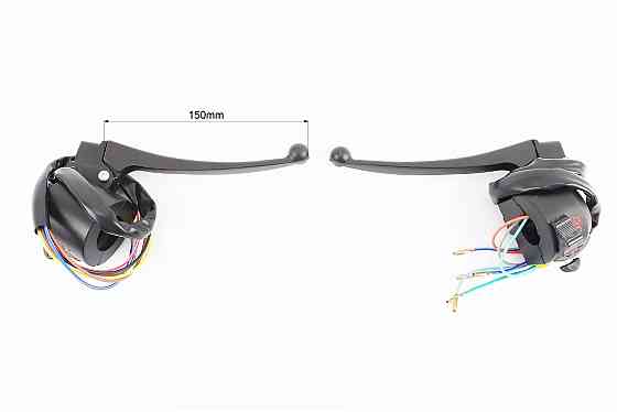 Блок кнопок на кермі лівий, правий к-кт із важелями (під дзеркала М10) ALPHA, тип 1 Киев