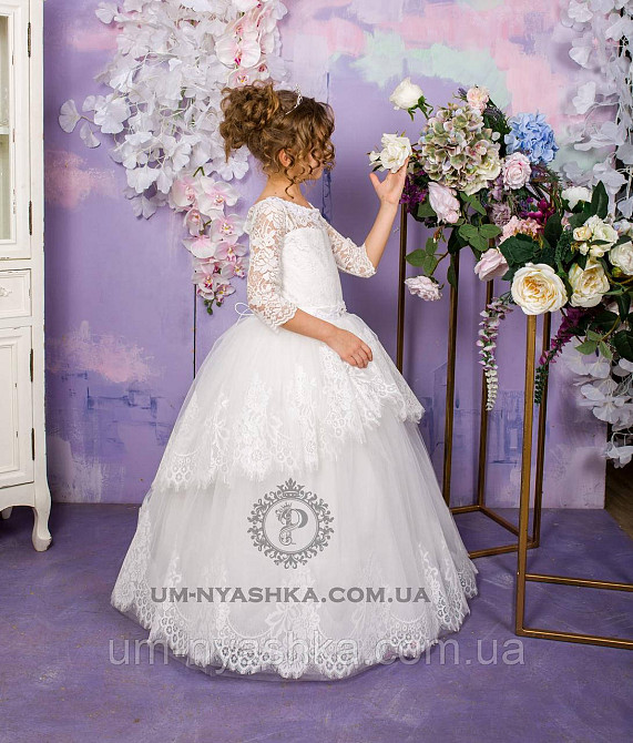 Длинное нарядное платье Ева на 4-6, 6-7, 8-10 лет Кривой Рог - изображение 3