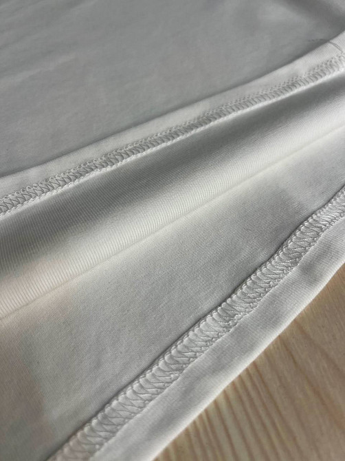 Майка женская A-N 26062 с жемчужным ожерельем, белый, one size Киев - изображение 4