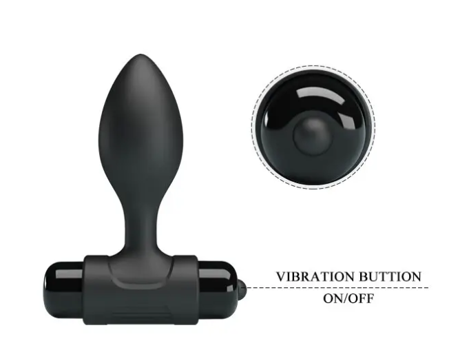Силиконовая вибропробка Pretty Love - Vibro but plag 10 режимов вибрации Sex Aura Киев - изображение 7