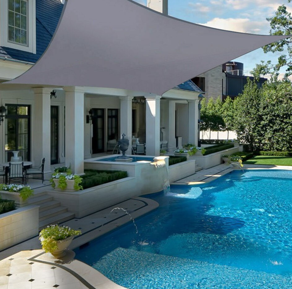 Тент навіс затіняючий квадратний 2х2м Оксфорд (Сірий) Вінниця - фото 7