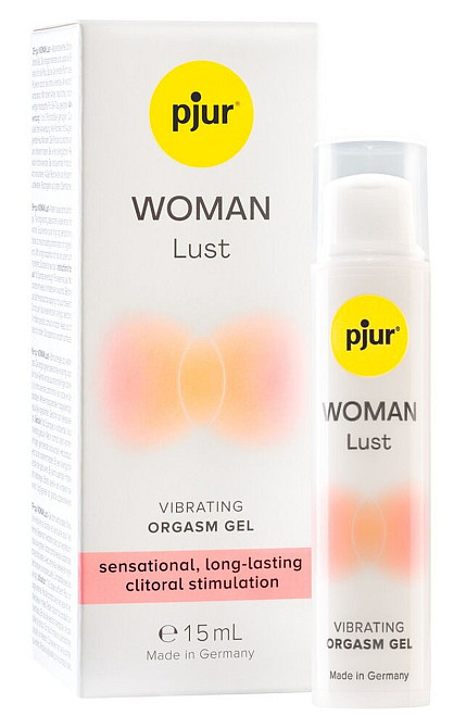 Лубрикант pjur WOMAN Lust, 15 ml - Vibrating Orgasm Gel Sex Aura Киев - изображение 1