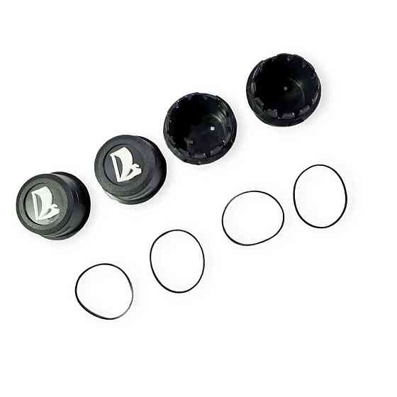 Колпачок ВАЗ 2108 с уплотнит.кольцом и эмблемой Bagis (к-т 4шт) черный, белый лого ступицы Мукачево