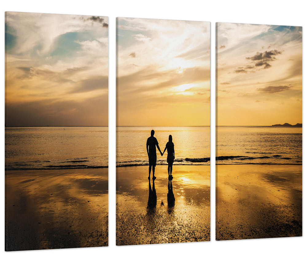 Модульная картина Пара на пляже Art-195_XXL 53x100 см Киев - изображение 1