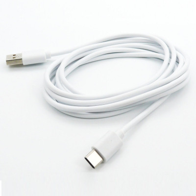 Дата кабель Dengos USB 2.0 AM to Type-C 2.0m white (PLS-TC-2M-WHITE) Винница - изображение 1