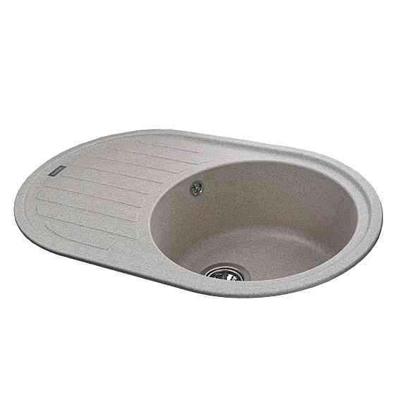 Гранітна мийка Globus Lux OHARA мигдаль 770х500мм-А0008 (000021076) Київ