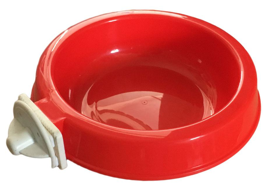 Миска для собаки пластикова кругла з зачіпкою 20-28-30 (19см) Київ - фото 1