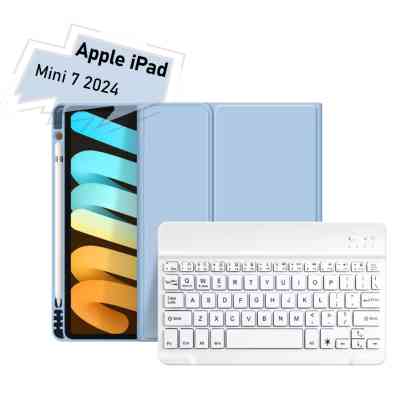 Чехол для планшета BeCover with keyboard Apple iPad Mini 7 2024 Light Blue (712995) Винница