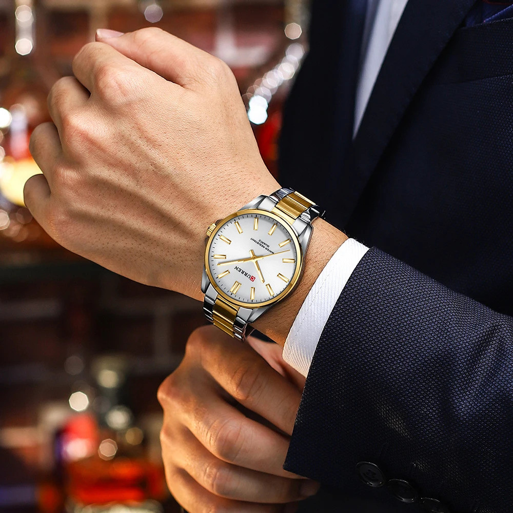 Curren 9090 Silver-Gold-Silver SBR Киев - изображение 3