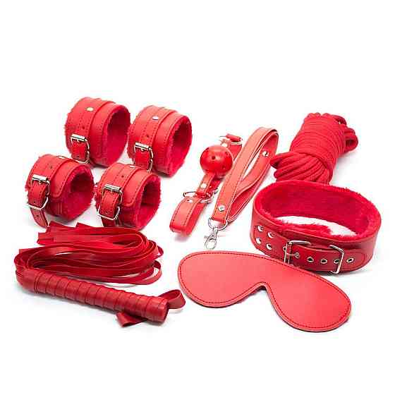 Набір БДСМ іграшок Fetish B-Series BDSM Kit 5.0, червоний Sex Aura Київ